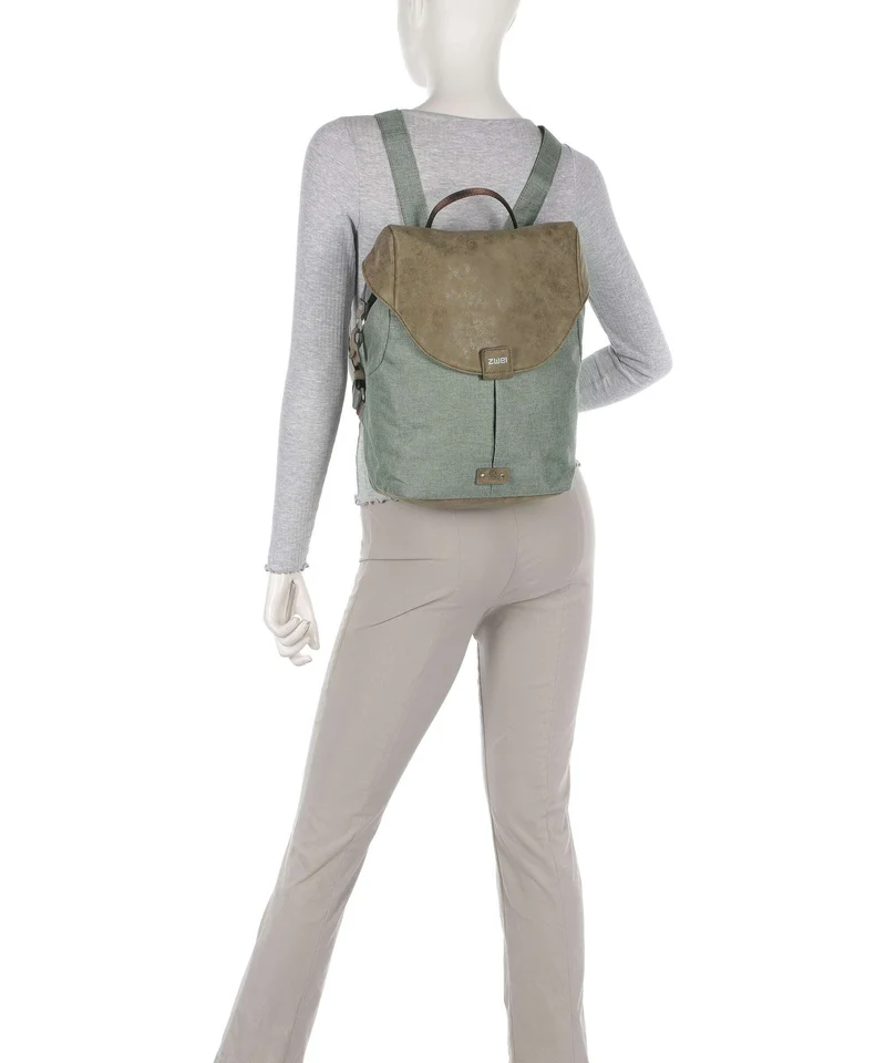 Zwei Olli O12 Rucksack eucalyptus
