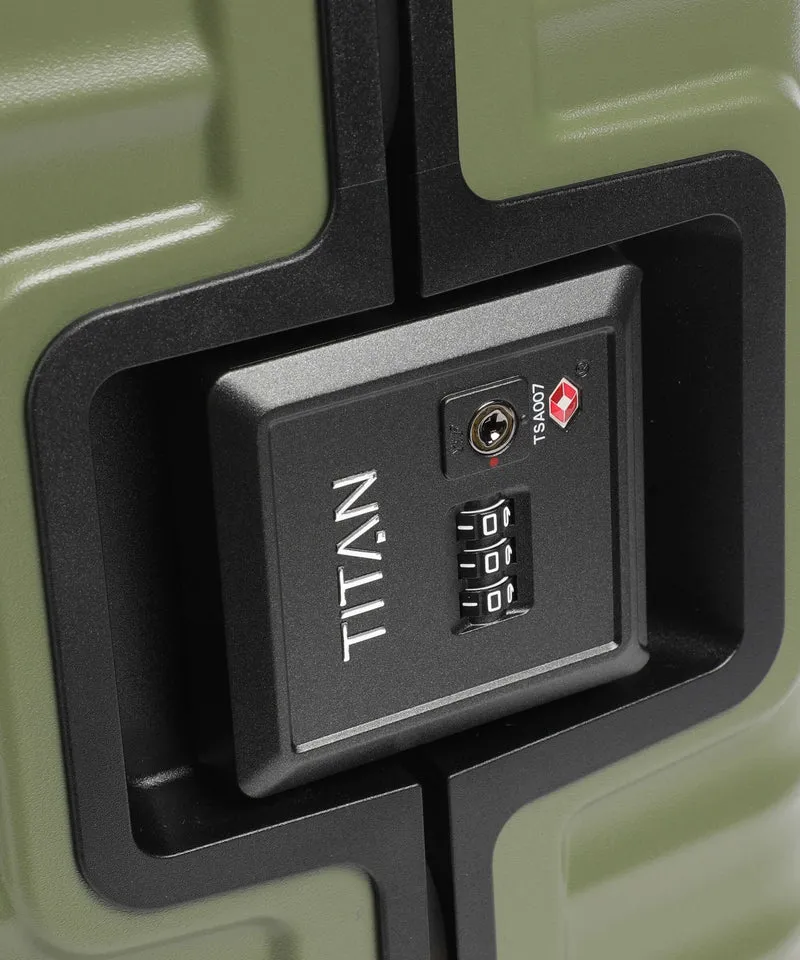 Titan Overseas 4-Rollen Trolley forest green