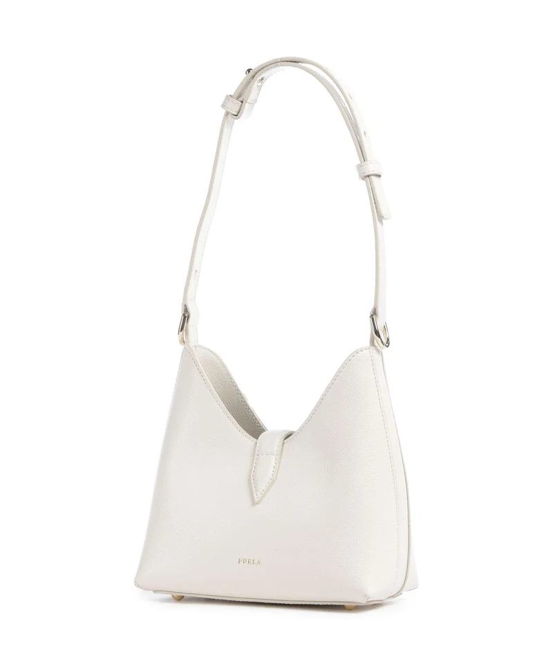 Furla Iride Mini Schultertasche panna