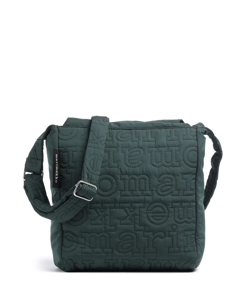 Marimekko Joy Logo M Umhängetasche dark green