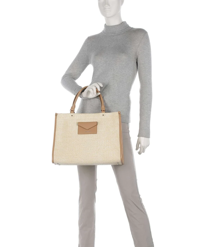 Lancaster Actual Osier Mini Handtasche beige