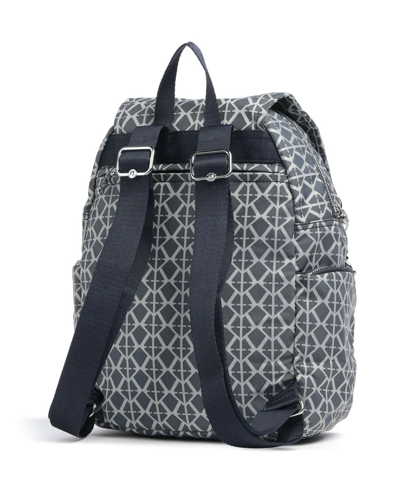Kipling Elevated City Zip S Rucksack navy sign