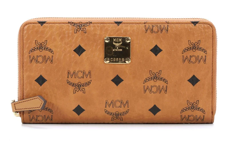 MCM Geldbörse cognac