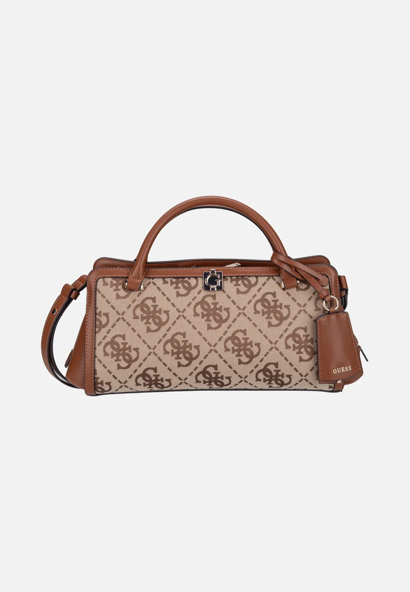 Audrey Logo Small Girlfriend 55060 Latte Logo - Henkeltasche