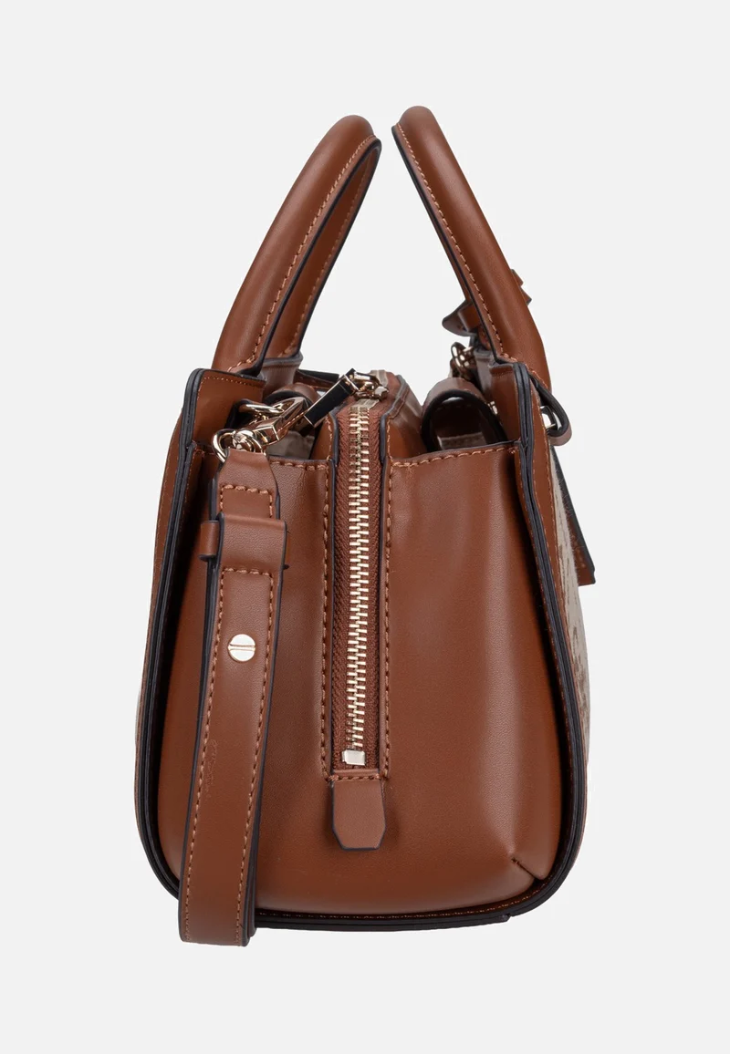 Audrey Logo Small Girlfriend 55060 Latte Logo - Henkeltasche