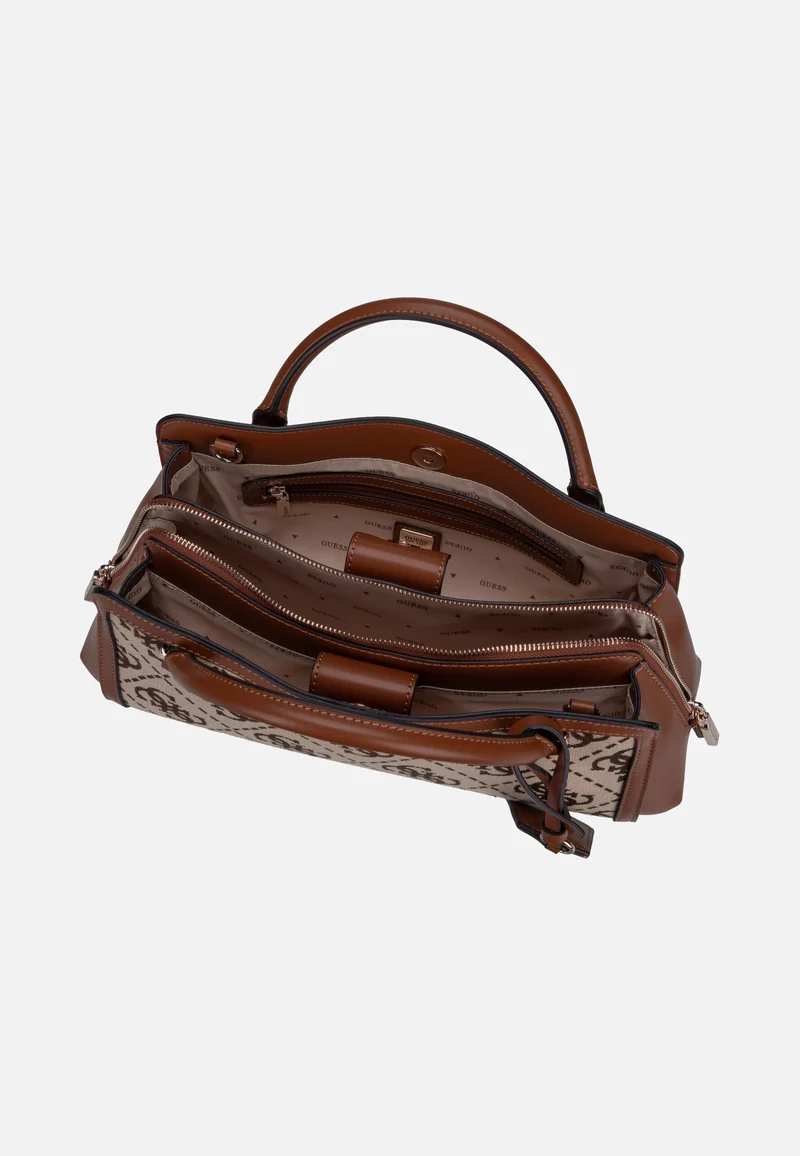 Audrey Logo Small Girlfriend 55060 Latte Logo - Henkeltasche