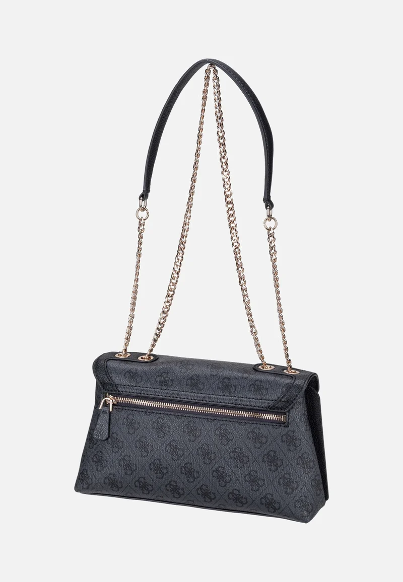 Lindsey Convertible Flap 49210 Coal Logo - Crossbody Bag