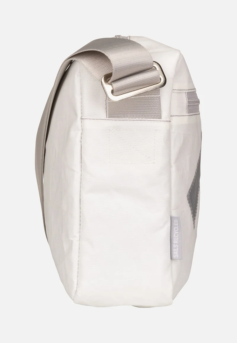 Fender L Weiß/Streifen Blau/Zahl Grau - Crossbody Bag