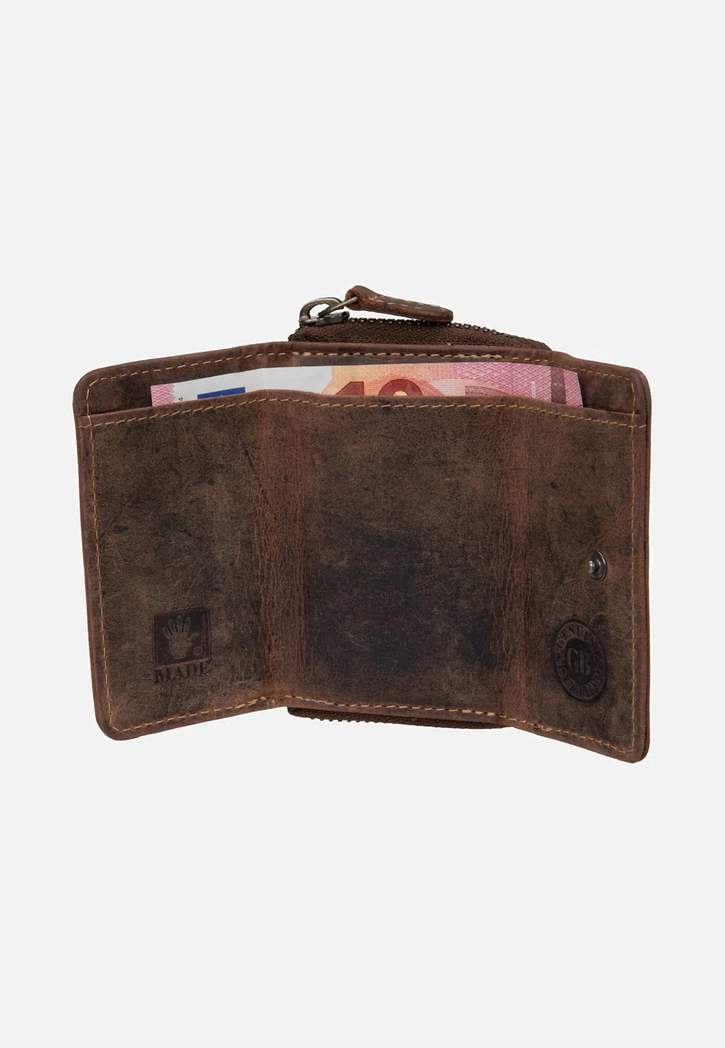 Vintage 1668 Sattelbraun - Portemonnaie