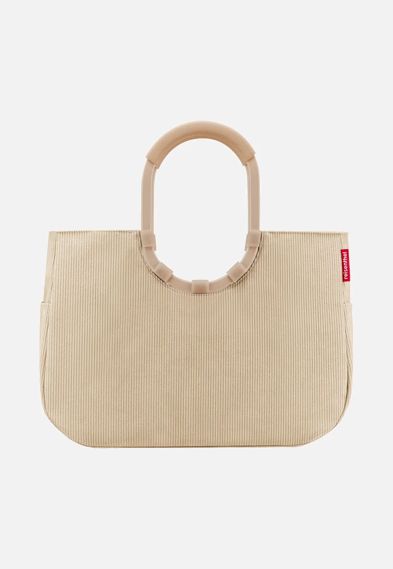 Loopshopper L Frame Cord Sand - Einkaufskorb
