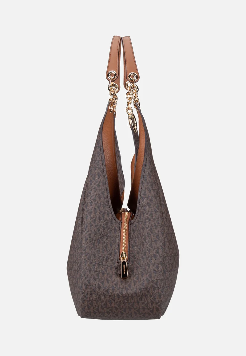 Ellie LG Trpl Compt Shldr Tote Brown/Acorn - Hobo Bag