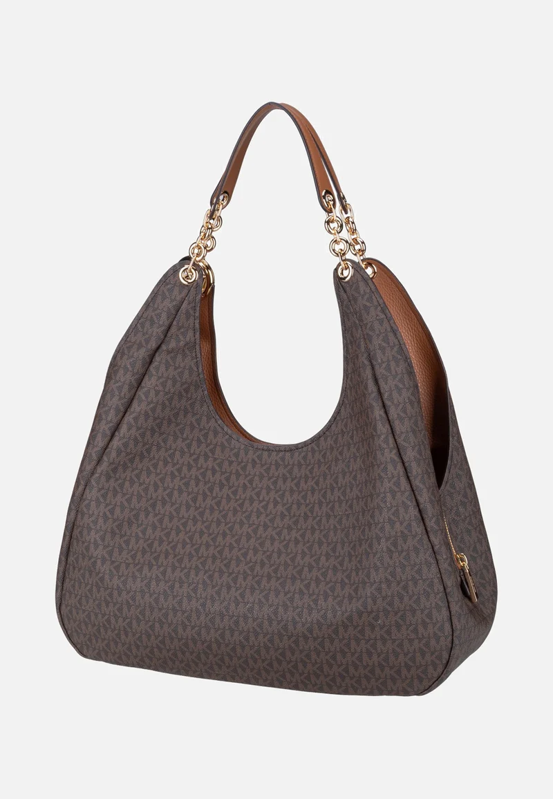 Ellie LG Trpl Compt Shldr Tote Brown/Acorn - Hobo Bag