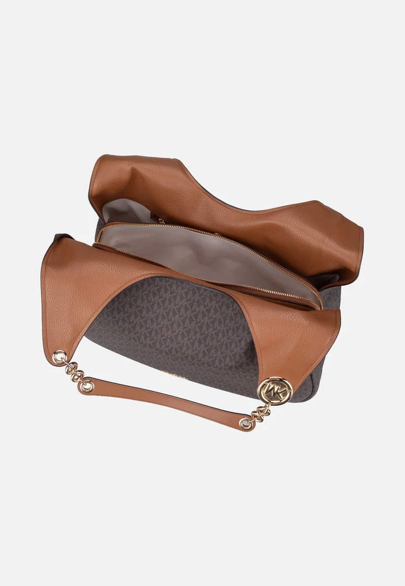 Ellie LG Trpl Compt Shldr Tote Brown/Acorn - Hobo Bag