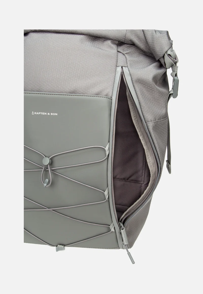 Yoho Stone Grey - Rolltop Rucksack