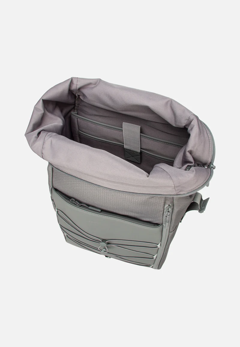 Yoho Stone Grey - Rolltop Rucksack