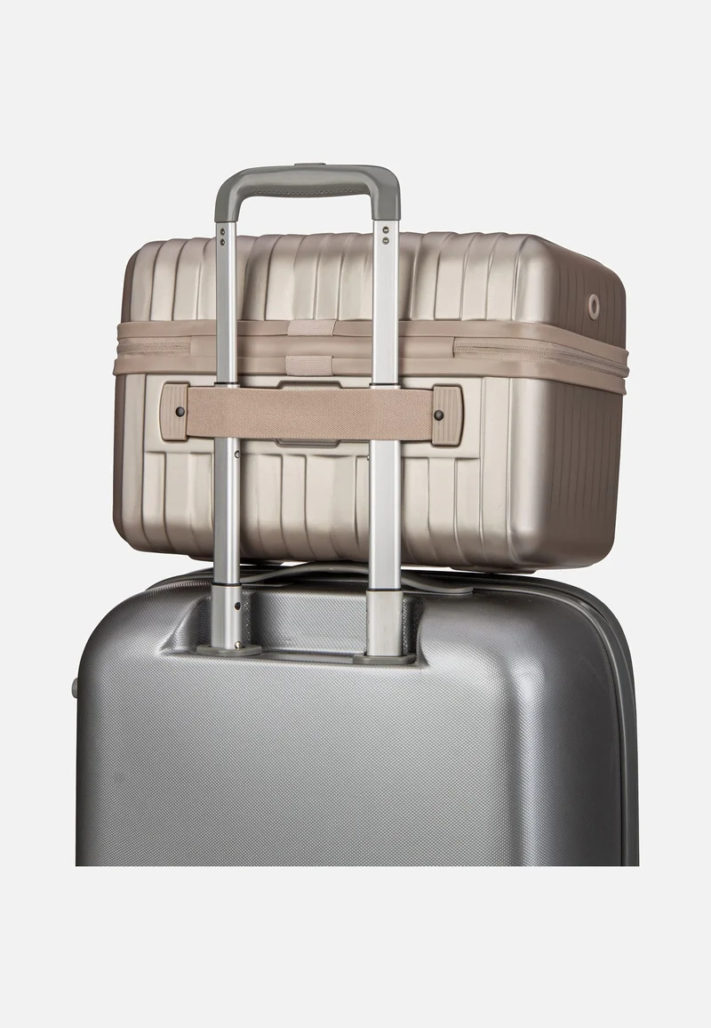 Barbara Novelty Beauty Case Satin Nude - Kosmetikkoffer