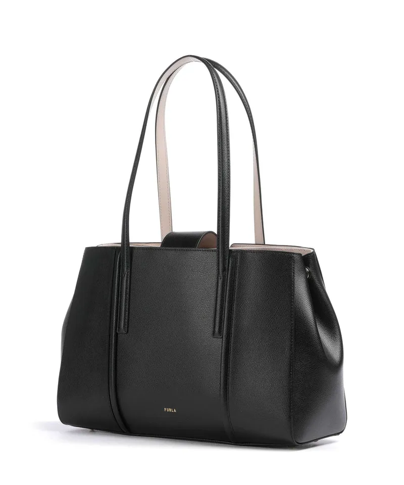 Furla Riva L Shopper nero