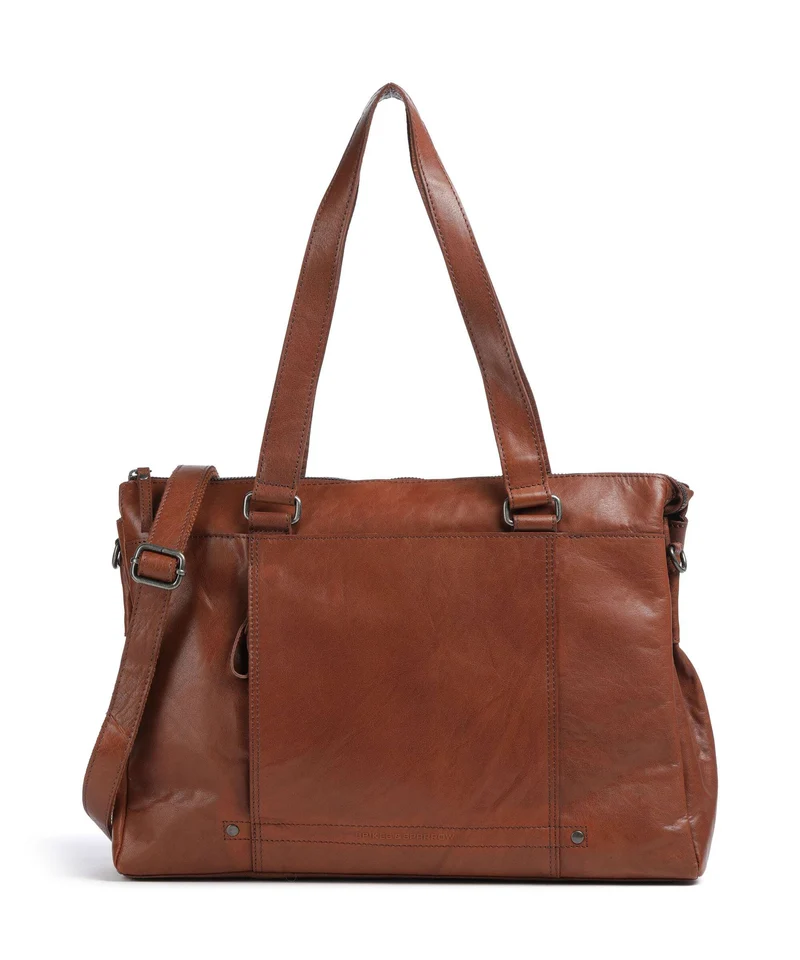 Spikes & Sparrow Bronco Maureen Aktentasche brandy