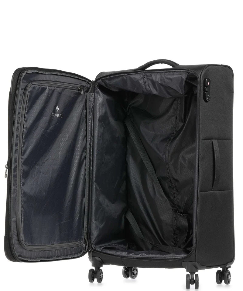 Travelite Chios 4-Rollen Trolley schwarz