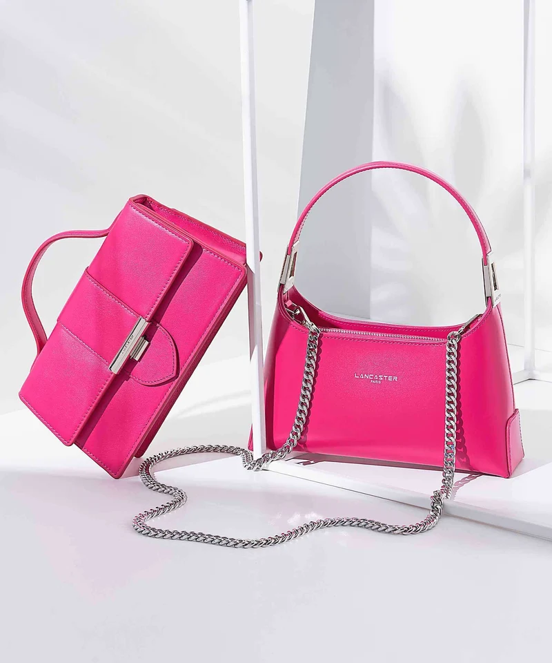 Lancaster Suave Ace Schultertasche fuxia