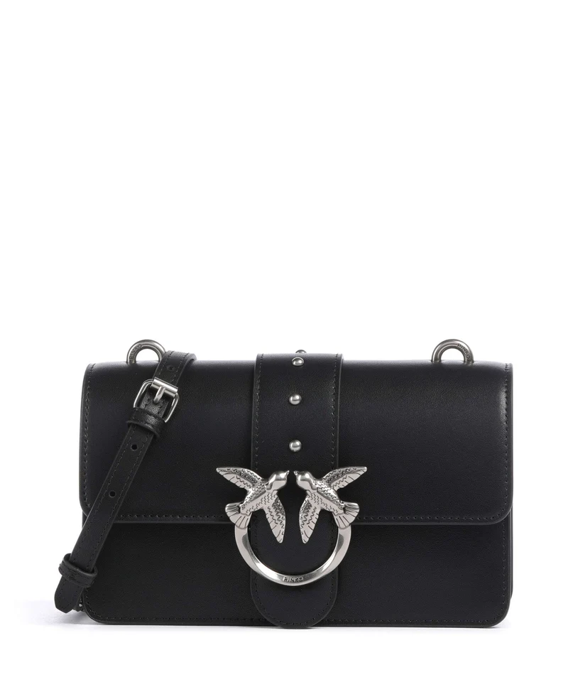 Pinko Love One Mini Umhängetasche nero/old silver