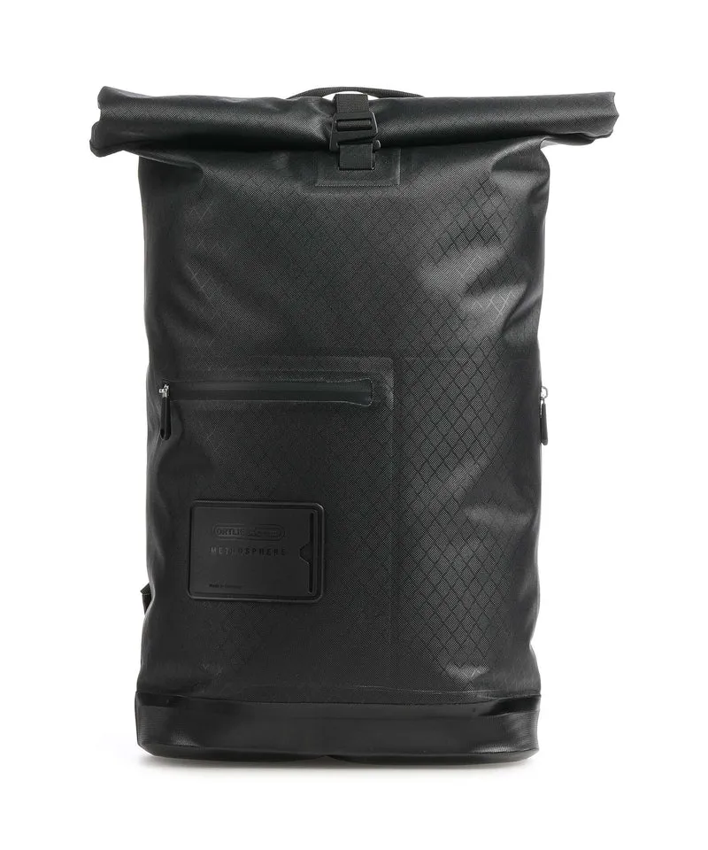 Ortlieb Metrosphere 21 Rolltop Rucksack black embossed