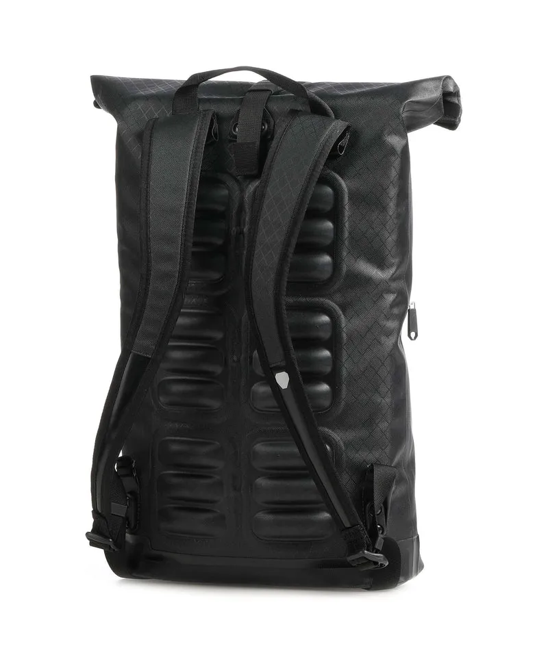 Ortlieb Metrosphere 21 Rolltop Rucksack black embossed