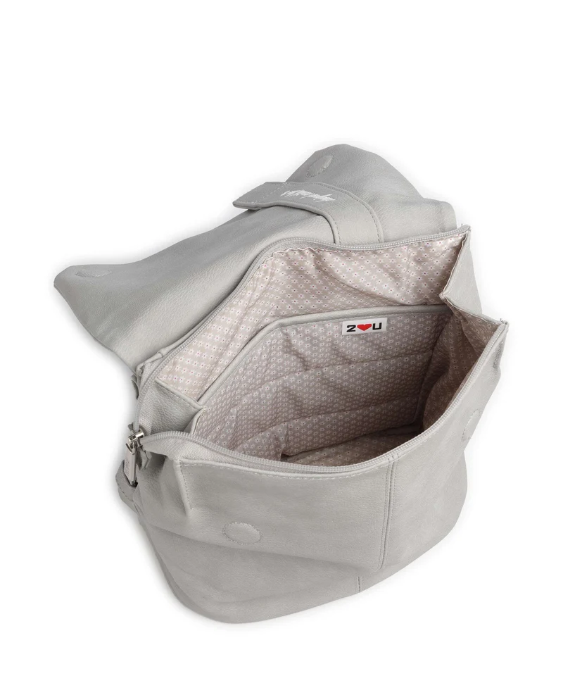 Zwei Mademoiselle.M MR8 Rucksack nubuk ice