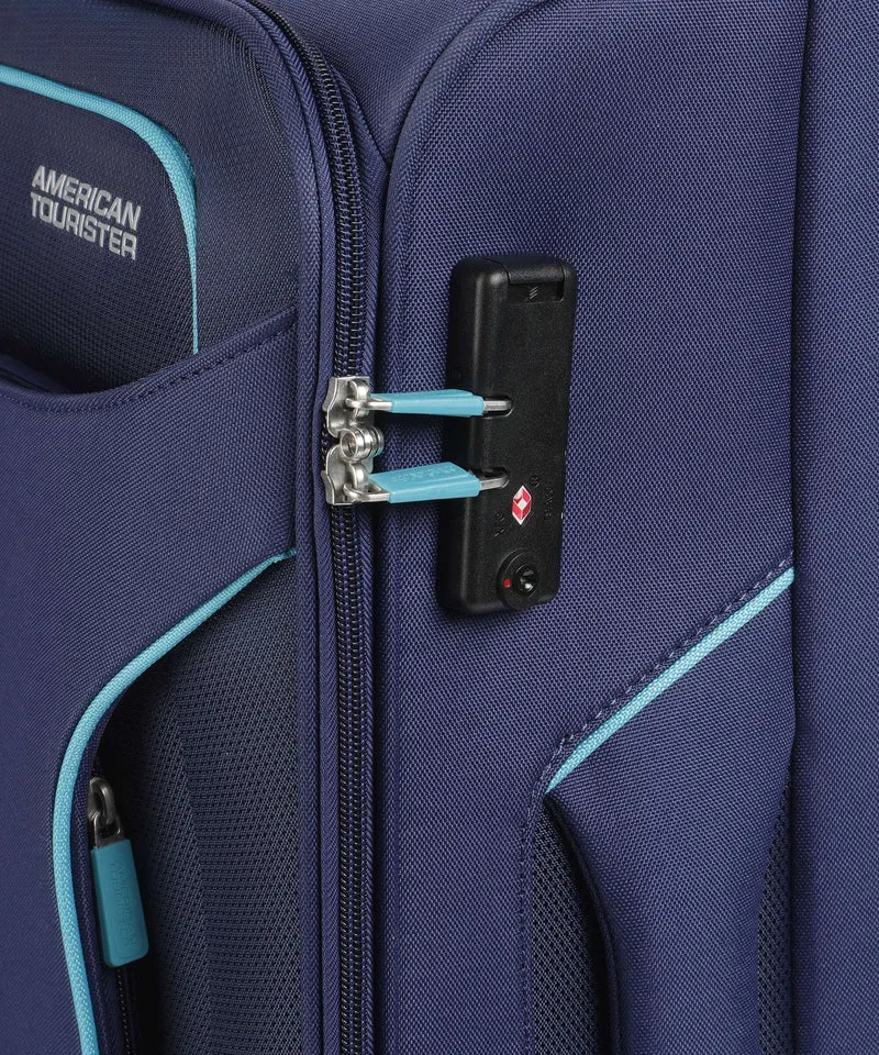 American Tourister Holiday Heat 4-Rollen Trolley navy