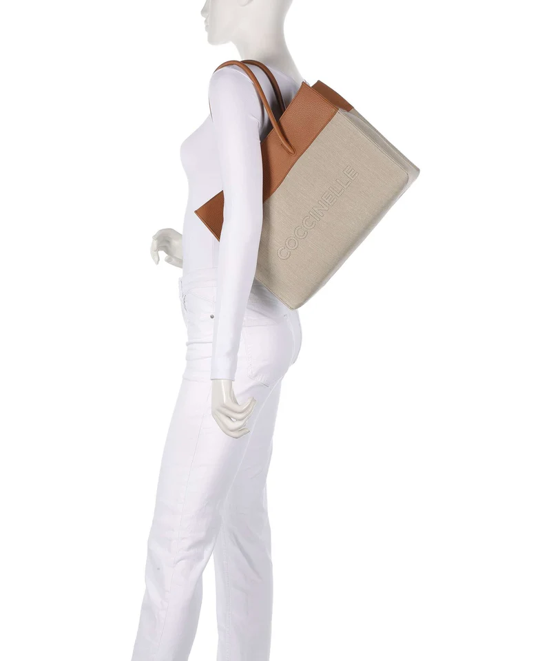 Coccinelle Myrtha Shopper natural/cuir