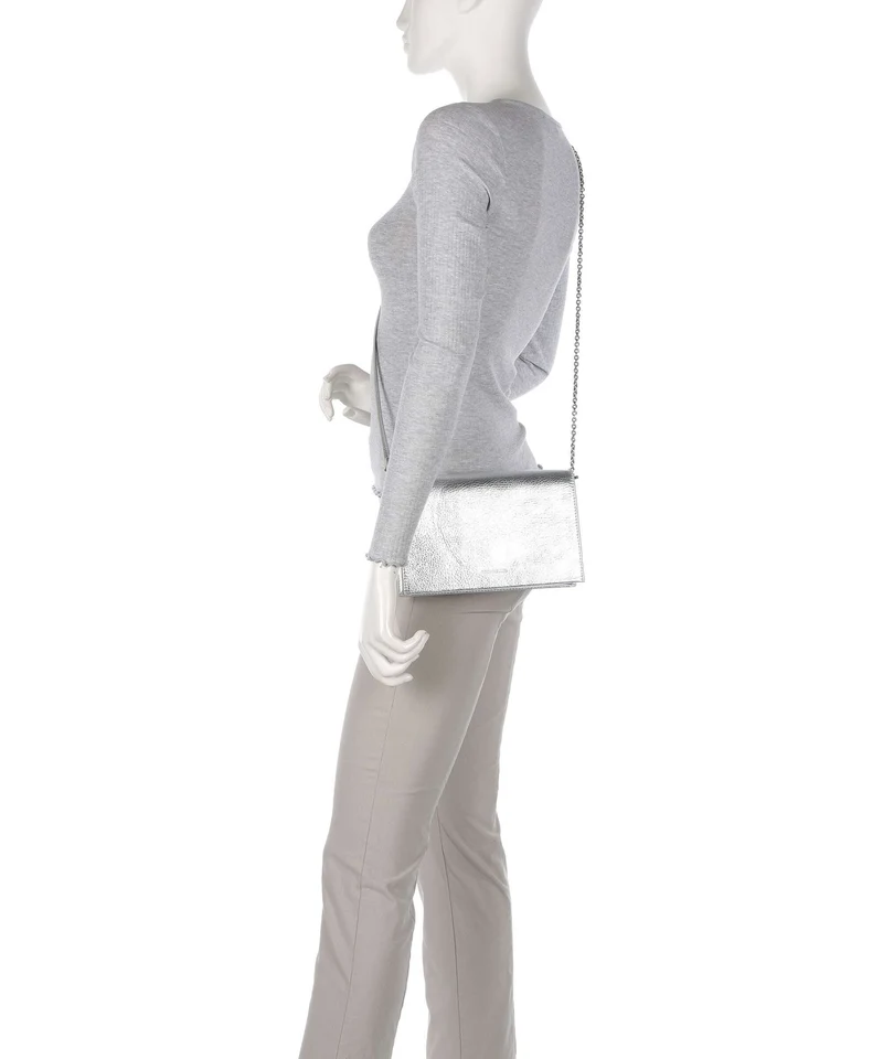 Coccinelle Dandy Umhängetasche silver