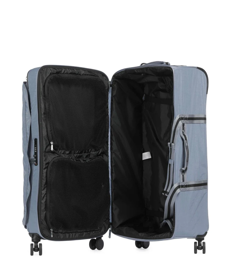 Kipling Basic Spontaneous L 4-Rollen Trolley blue stone