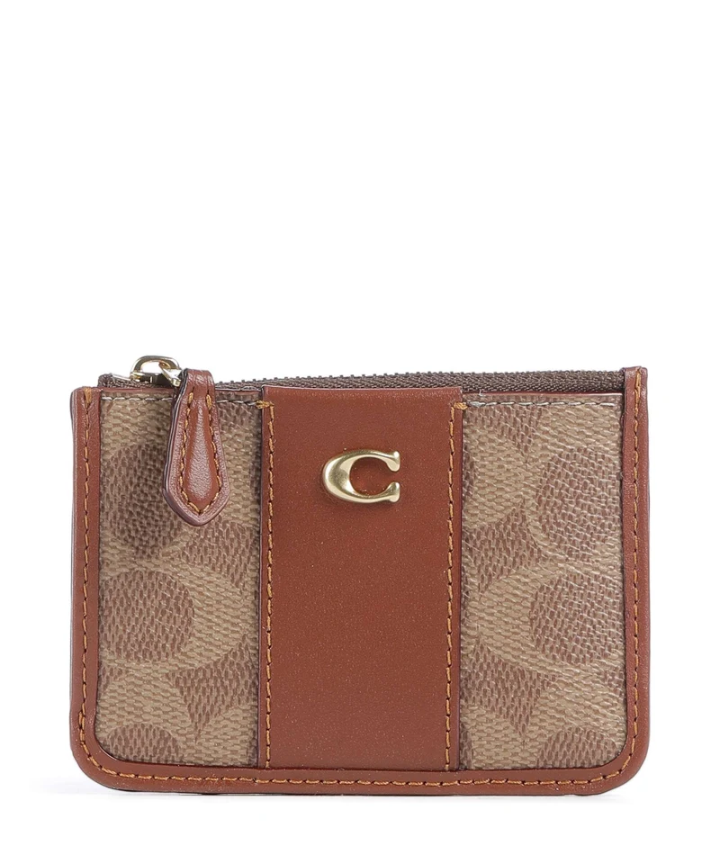 Coach Kreditkartenetui tan caramel