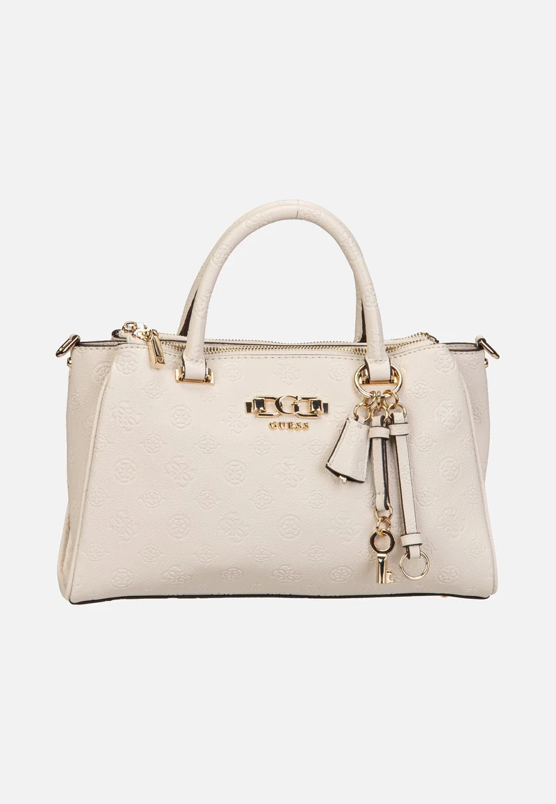 Anise Triple Comp Satchel Stone Logo - Satchel
