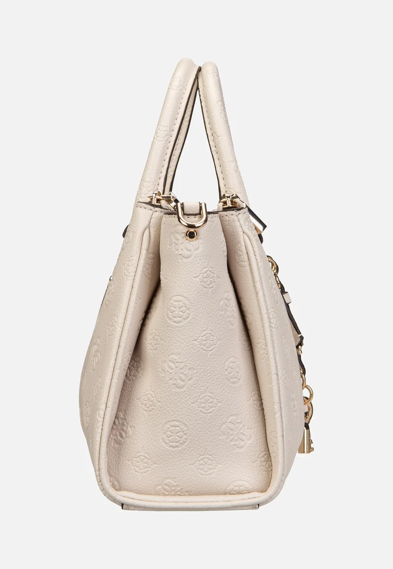 Anise Triple Comp Satchel Stone Logo - Satchel