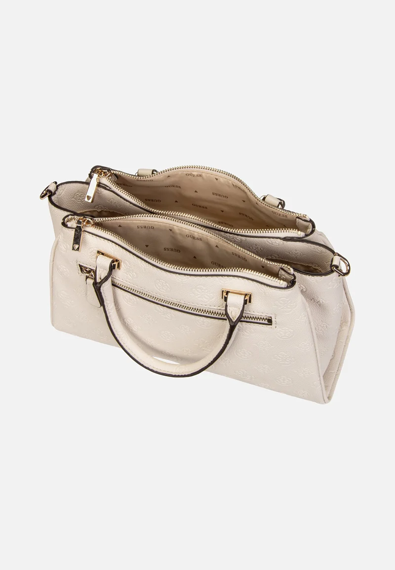Anise Triple Comp Satchel Stone Logo - Satchel