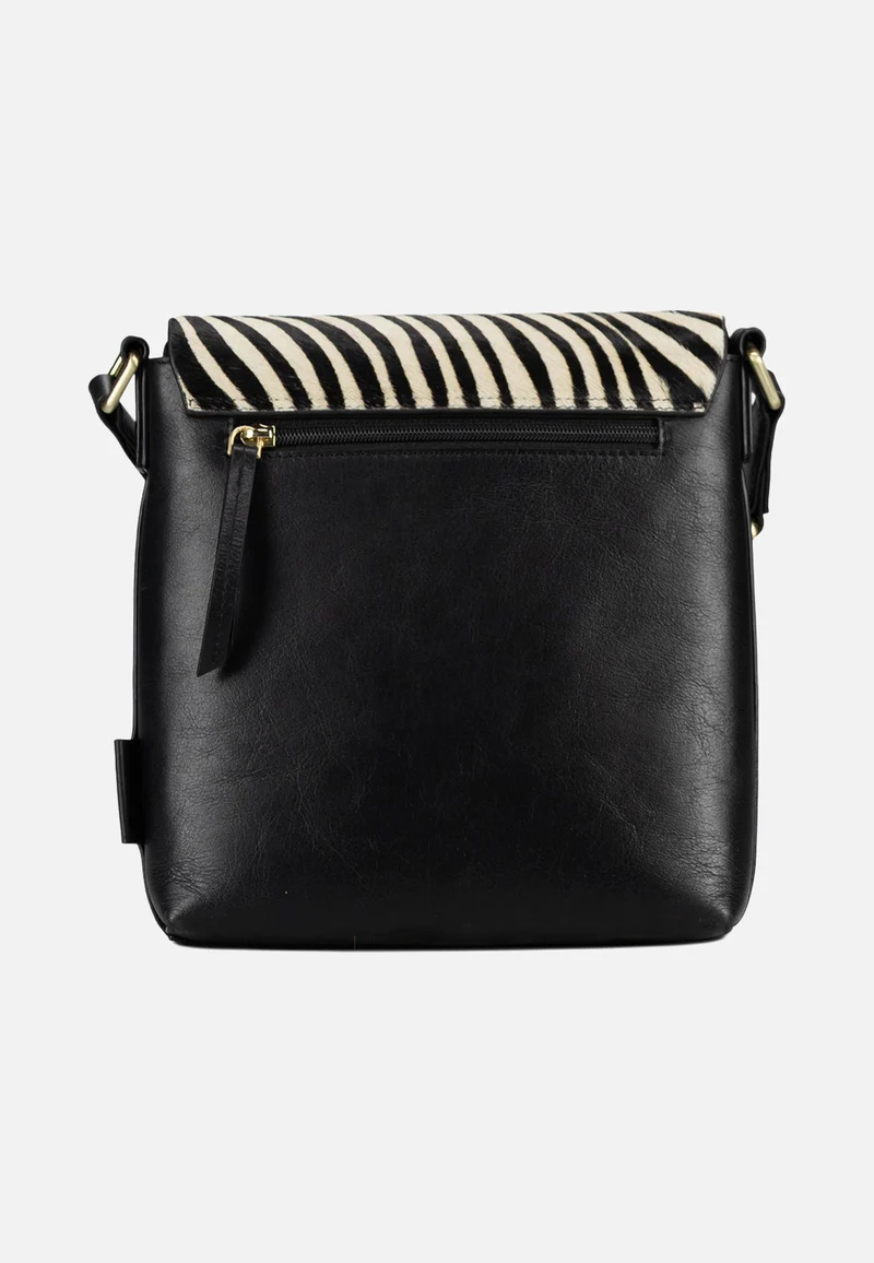 Furry Zebra Shoulder Bag S 3114 Zebra - Schultertasche