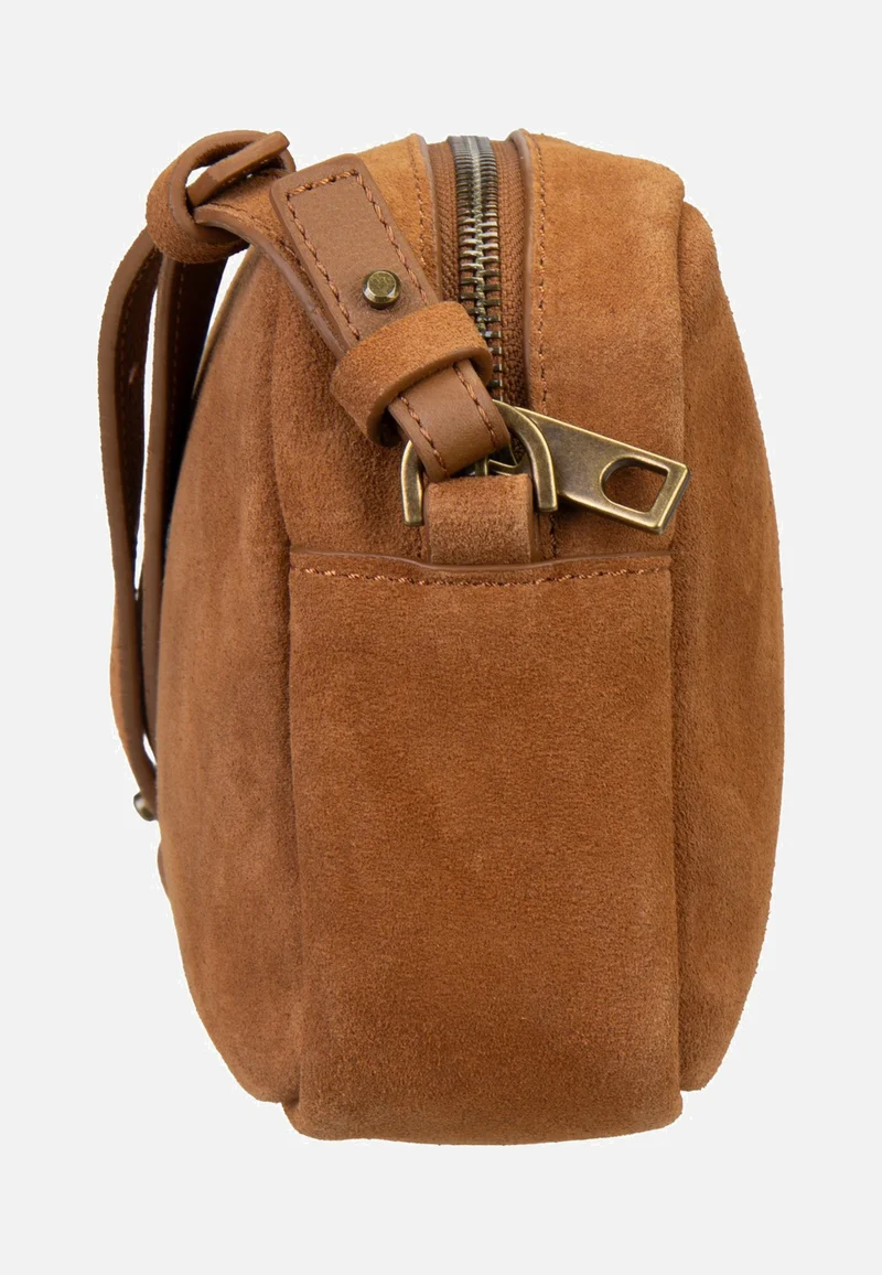 Ella Crossbody S Hydro Suede Brown - Crossbody Bag