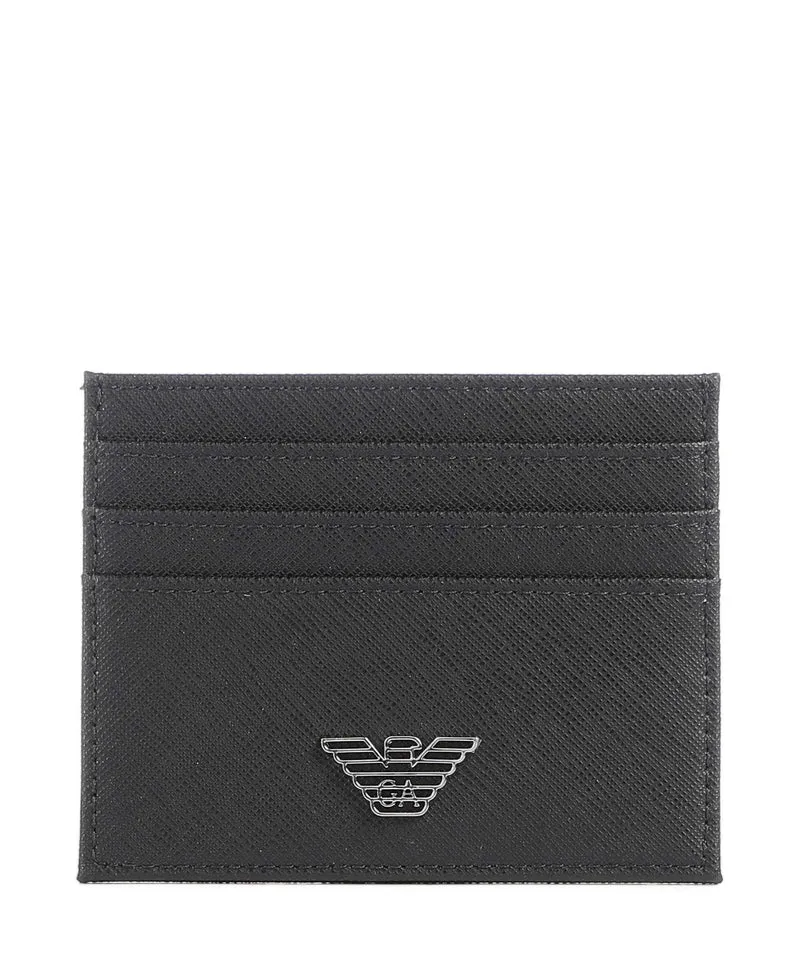 Emporio Armani Business Regenerated Kreditkartenetui black