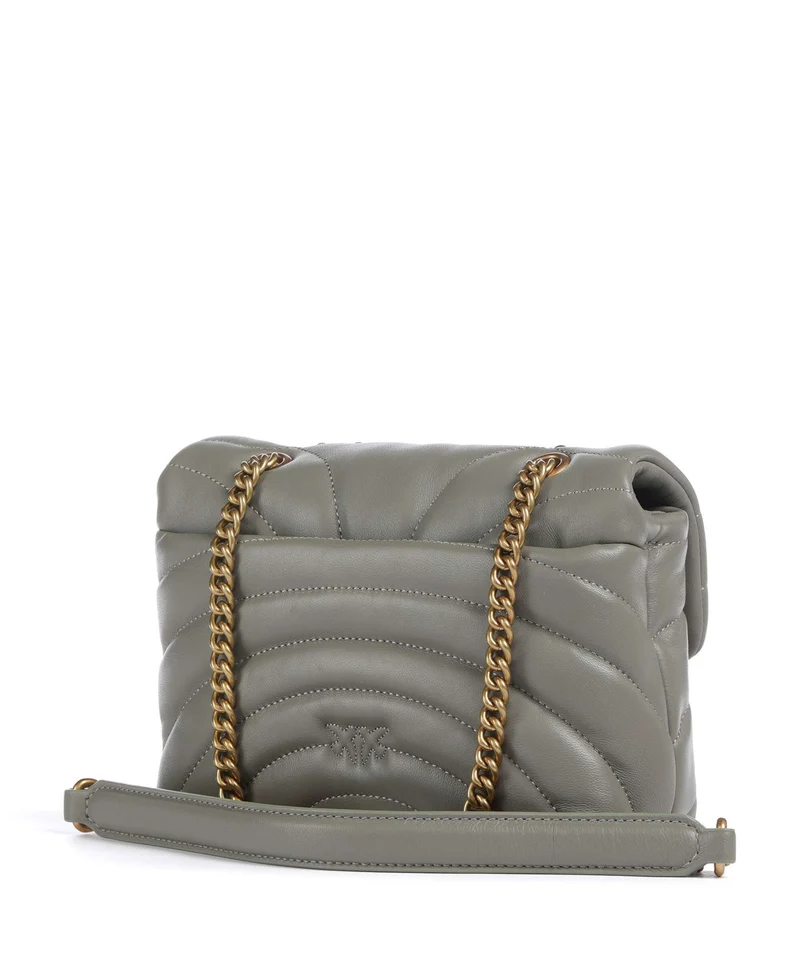 Pinko Love Puff Mini Schultertasche verde vertiver/antique gold