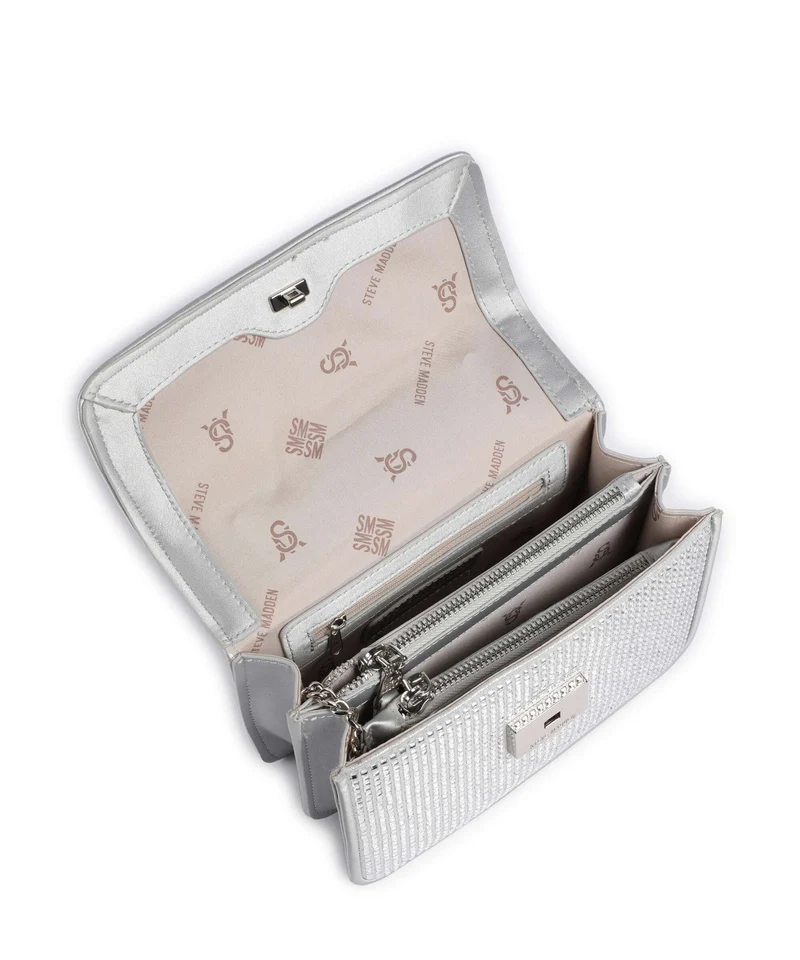 Steve Madden BZENO Schultertasche silver