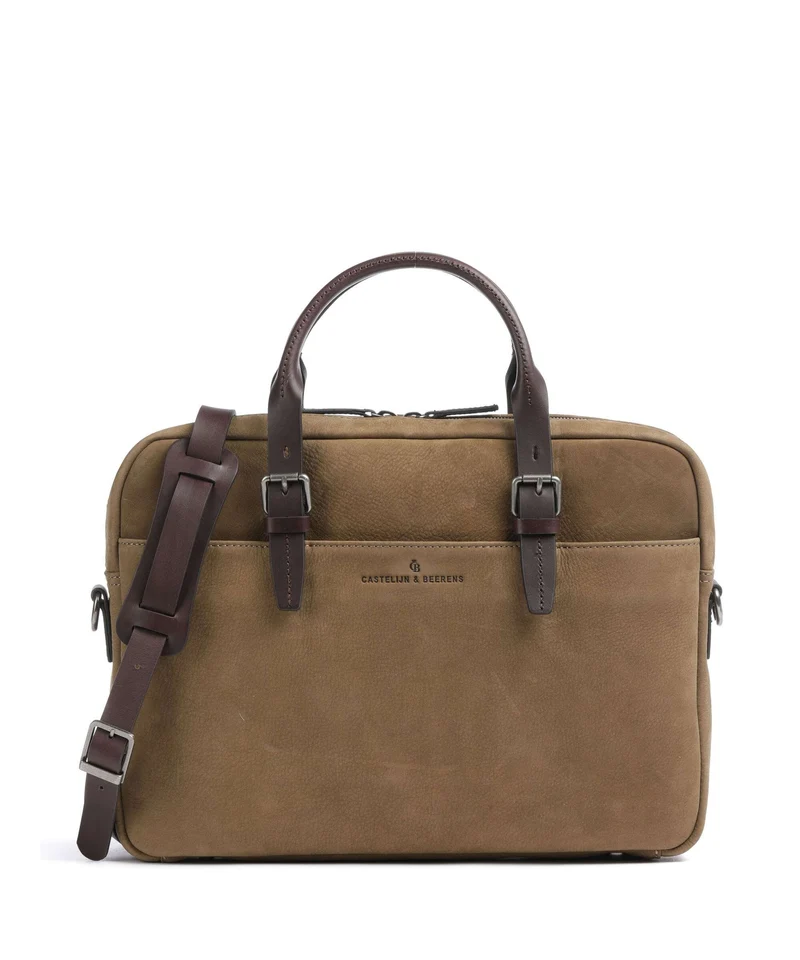 Castelijn & Beerens Veneto Aktentasche taupe