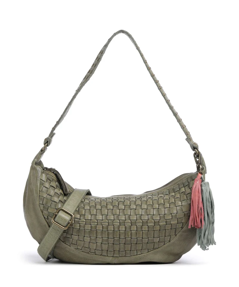 Taschendieb Wien Venusweg 8 Beuteltasche green leaf