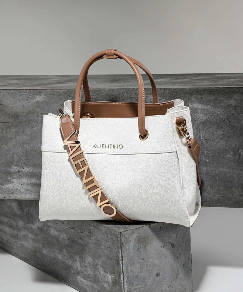 Valentino Bags Alexia Handtasche bianc/cuoi
