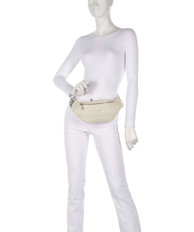 Love Moschino Ember Gürteltasche avorio