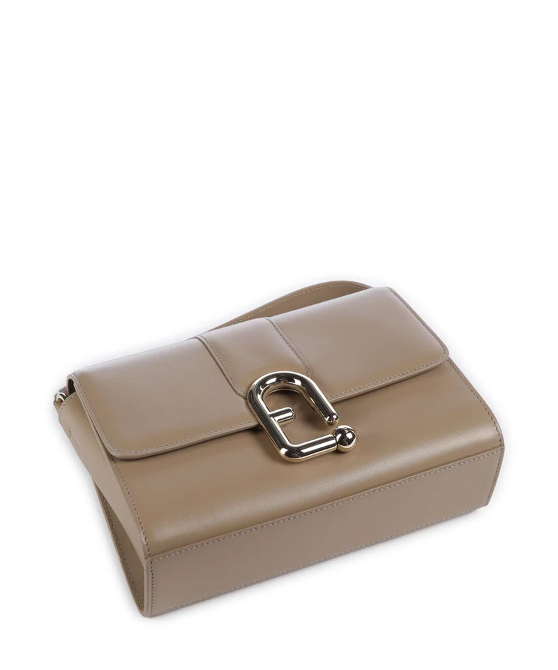 Furla Nuvola S Umhängetasche greige