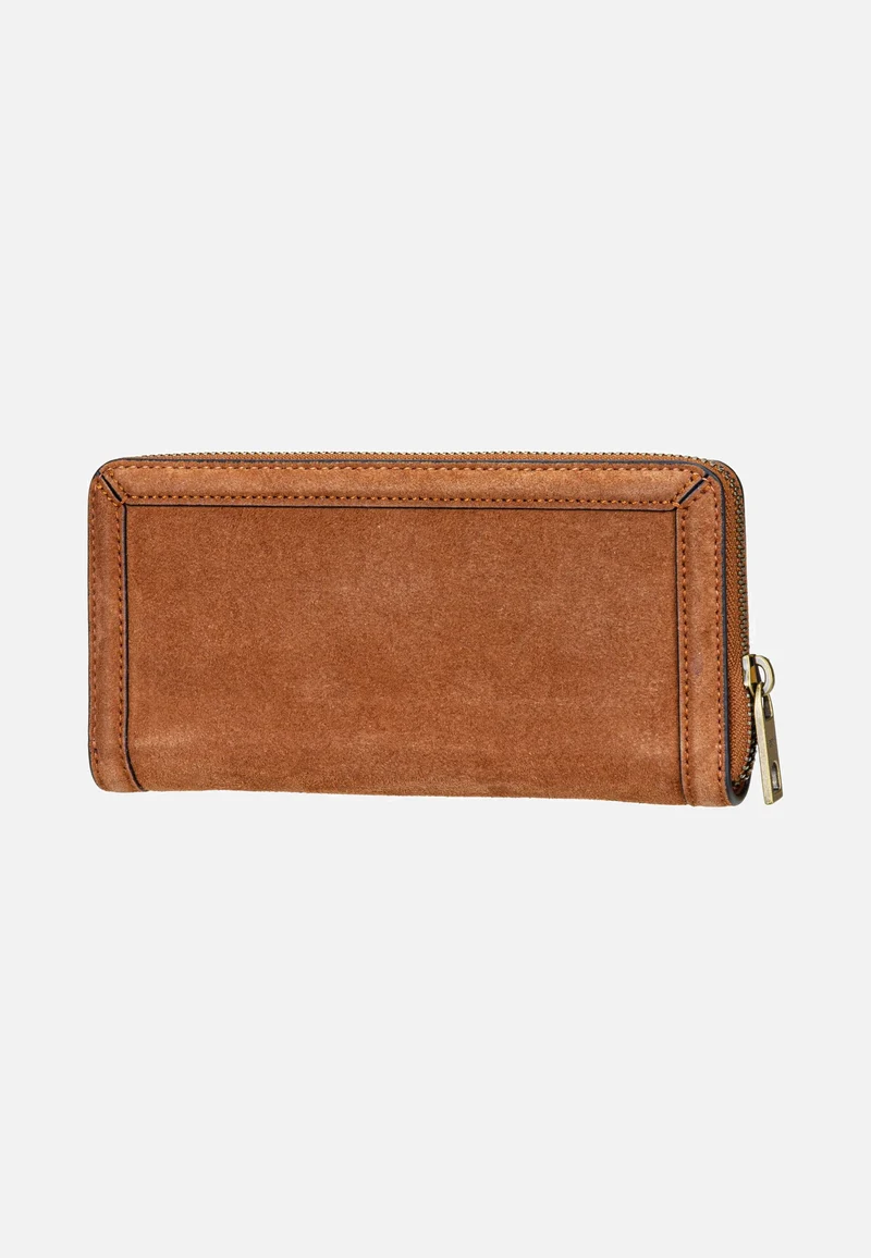 Gigi L Suede Brown - Portemonnaie