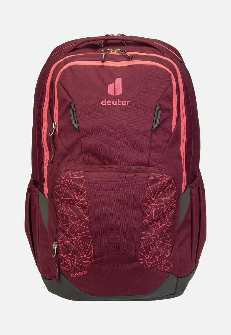 Cotogy Cassis/Dahlia - Schulrucksack