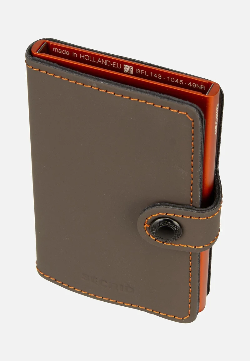 Miniwallet Matte Truffle-Orange - Portemonnaie