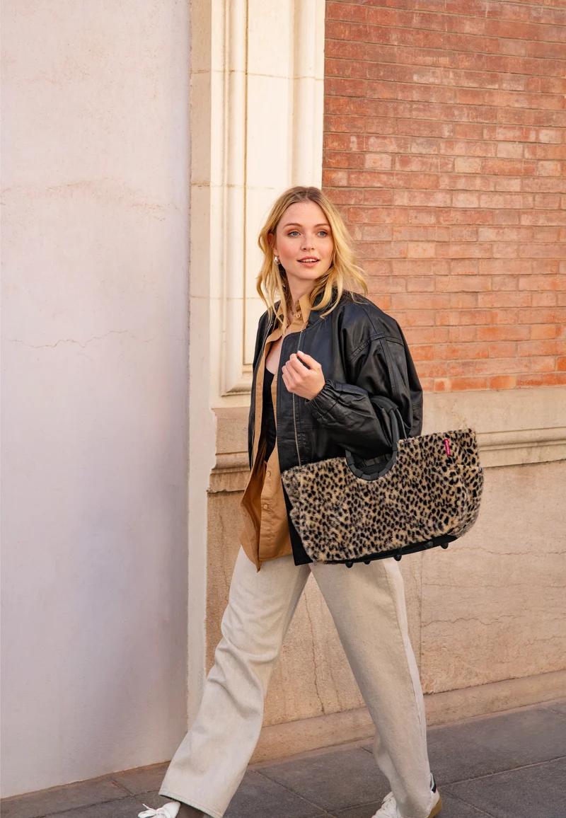 Loopshopper M Leo Fake Fur - Einkaufskorb